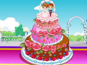 玫瑰婚礼蛋糕2