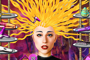 LadyGaga的奇幻发型
