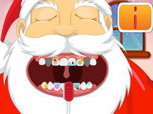圣诞老人看牙齿
