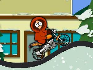 冰雪公园骑摩托