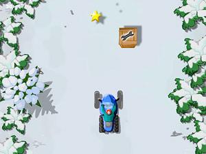 冬季雪地赛车