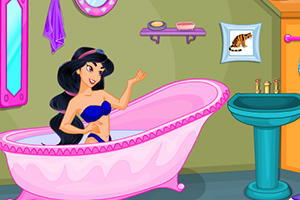 茉莉公主布置浴室
