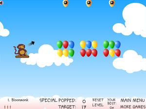 猴子射气球3