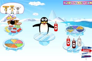 企鹅做冰淇淋